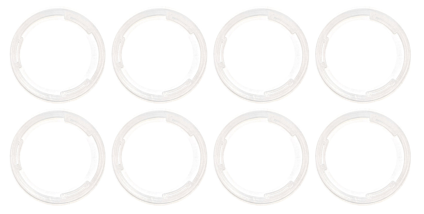 Silicone Seals For Spout Regular Mouth Lids / Straw Lids (8 Pack)