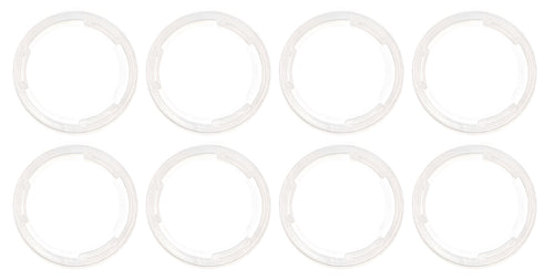 Silicone Seals For Spout Regular Mouth Lids / Straw Lids (8 Pack)