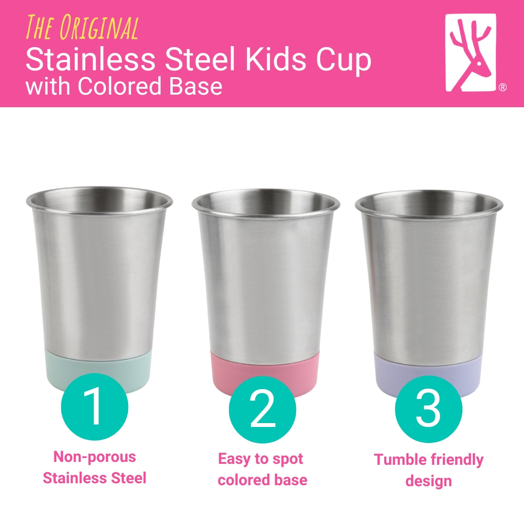 Stainless Steel 12oz Cups (Green/Blue/Yellow/Orange)