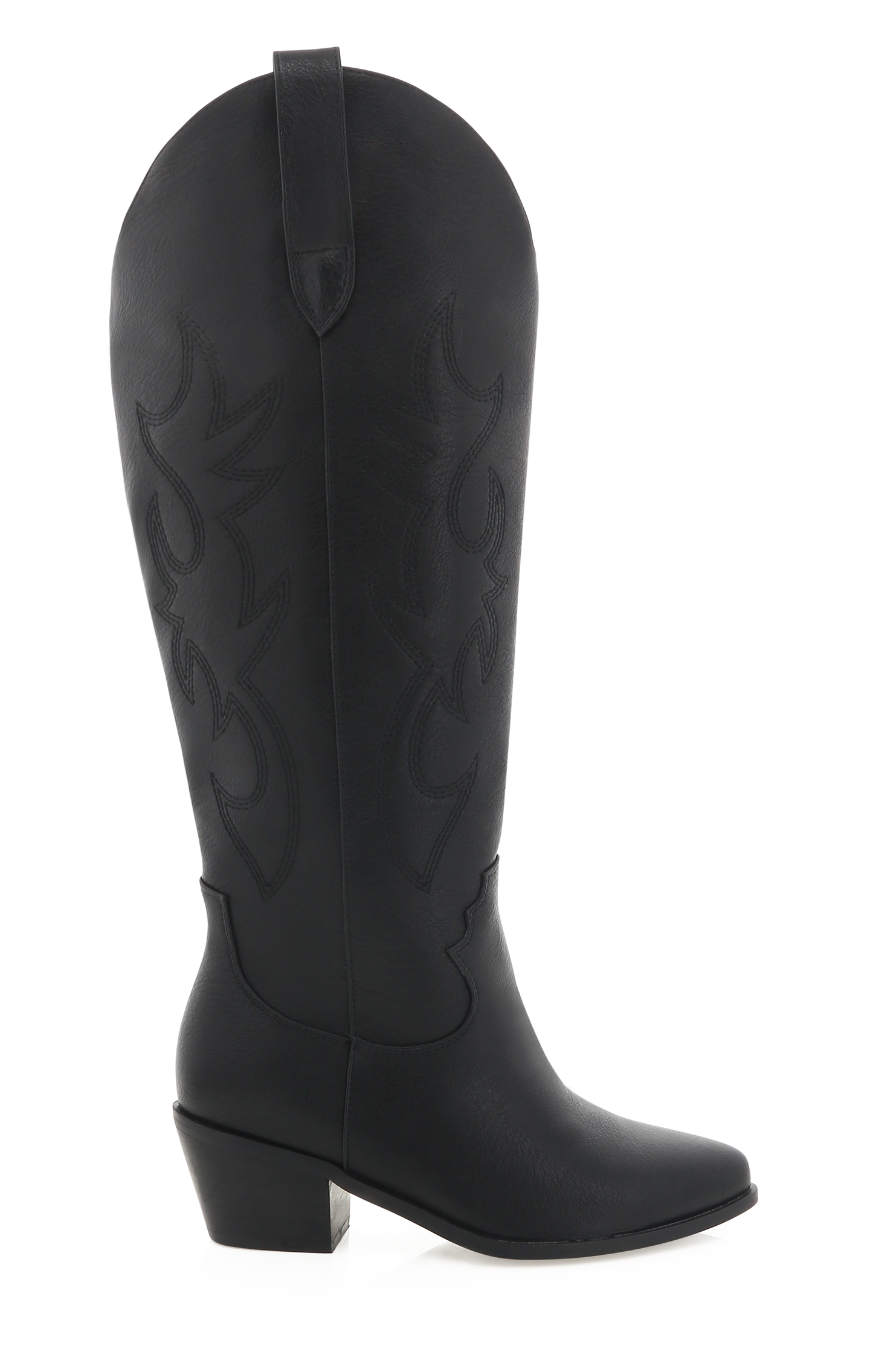 Billini Urson Extra Wide Calf Cowboy Boot ~ Black