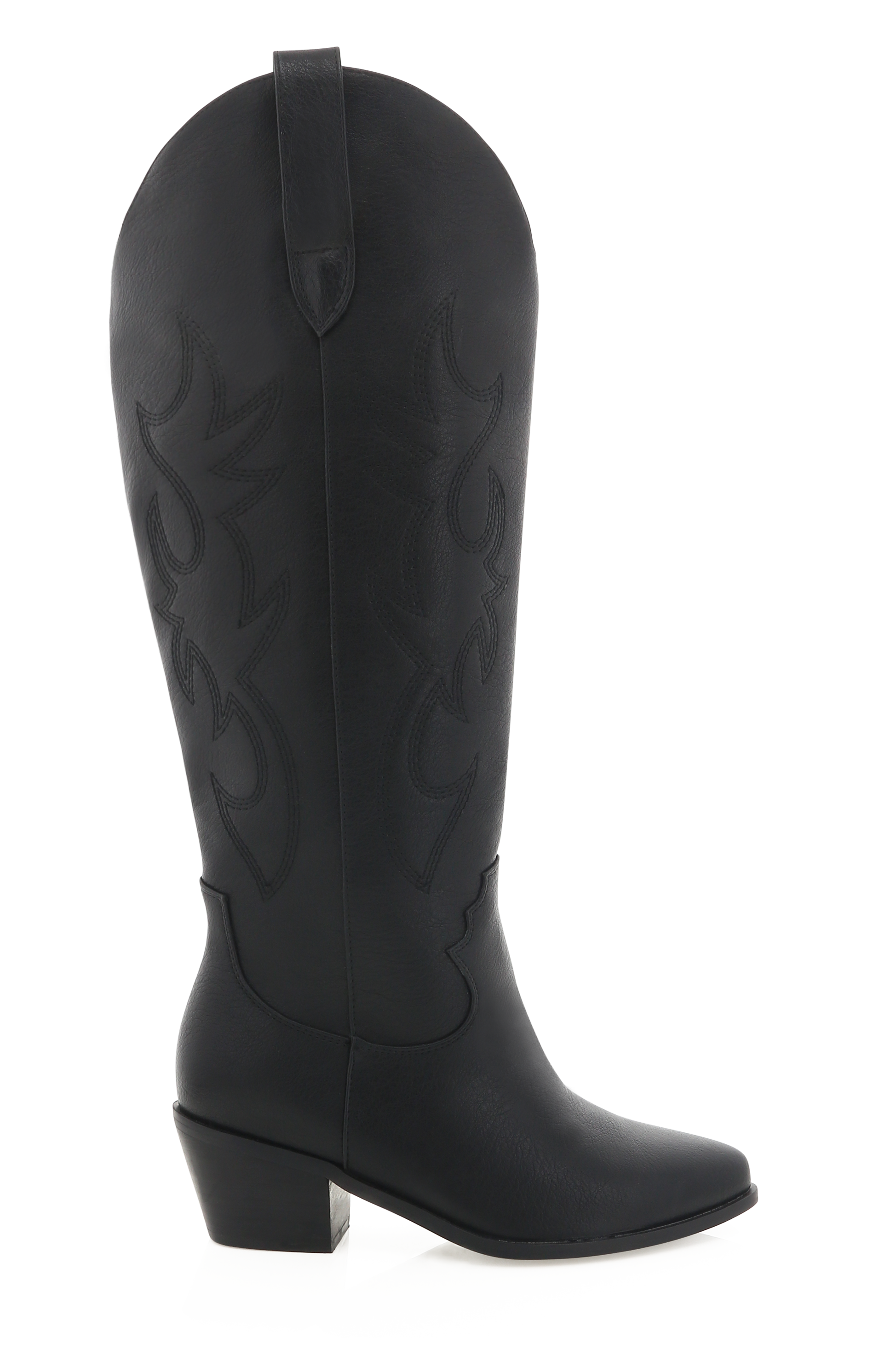 Billini Urson Extra Wide Calf Cowboy Boot ~ Black