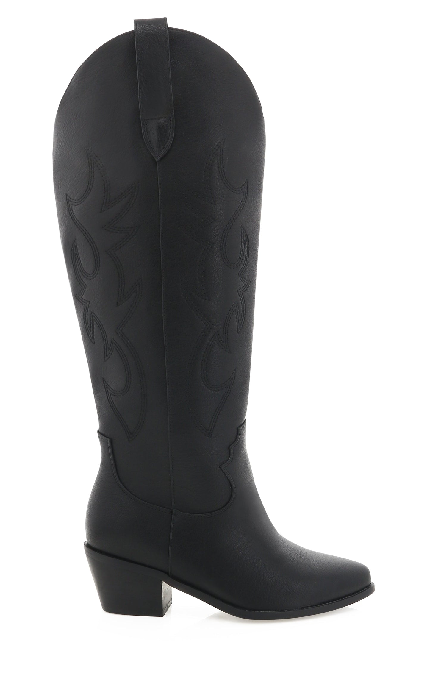 Billini Urson Extra Wide Calf Cowboy Boot ~ Black