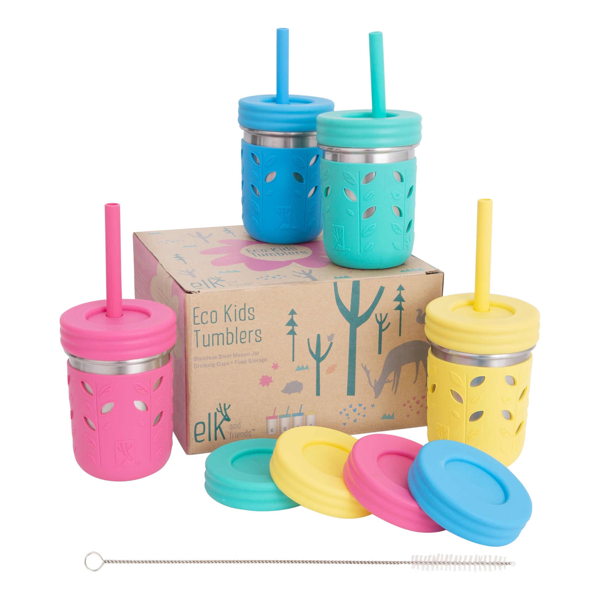 Stainless Steel 10oz Drinking Tumblers + Food Storage