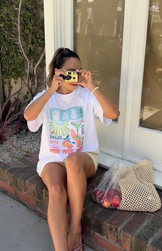 Jaz Dolce Vita Print Tee