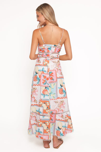 Adalynn Maxi Dress - Fruit Print