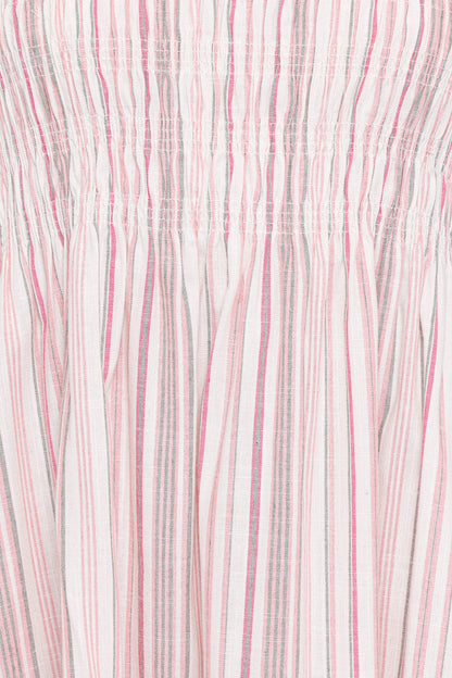 Bindy Maxi Dress - Pink Stripe