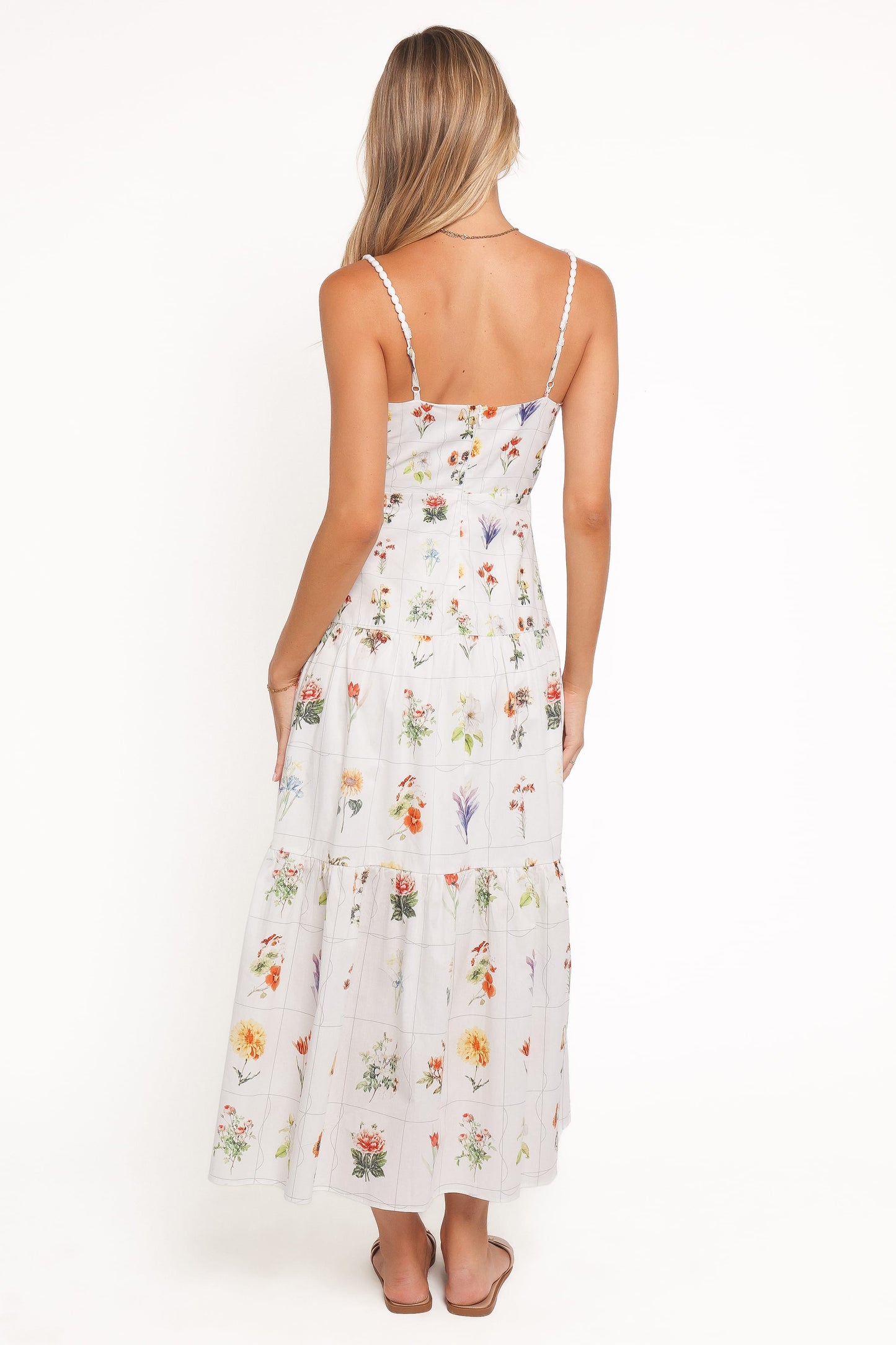 Brooks Maxi Dress - White Floral