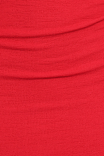 Carey Midi Dress - Red