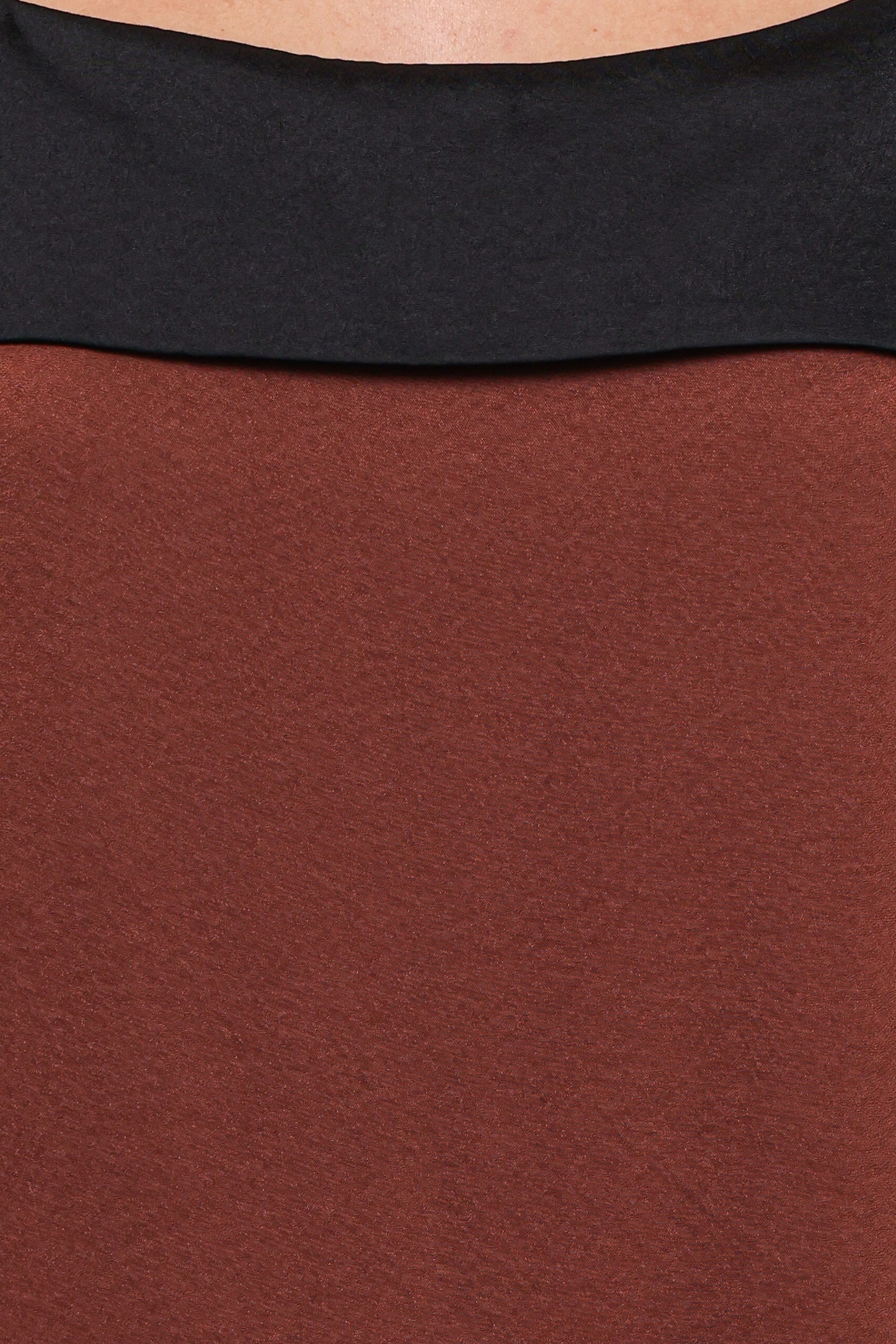 Cartia Midi Dress - Black/Brown