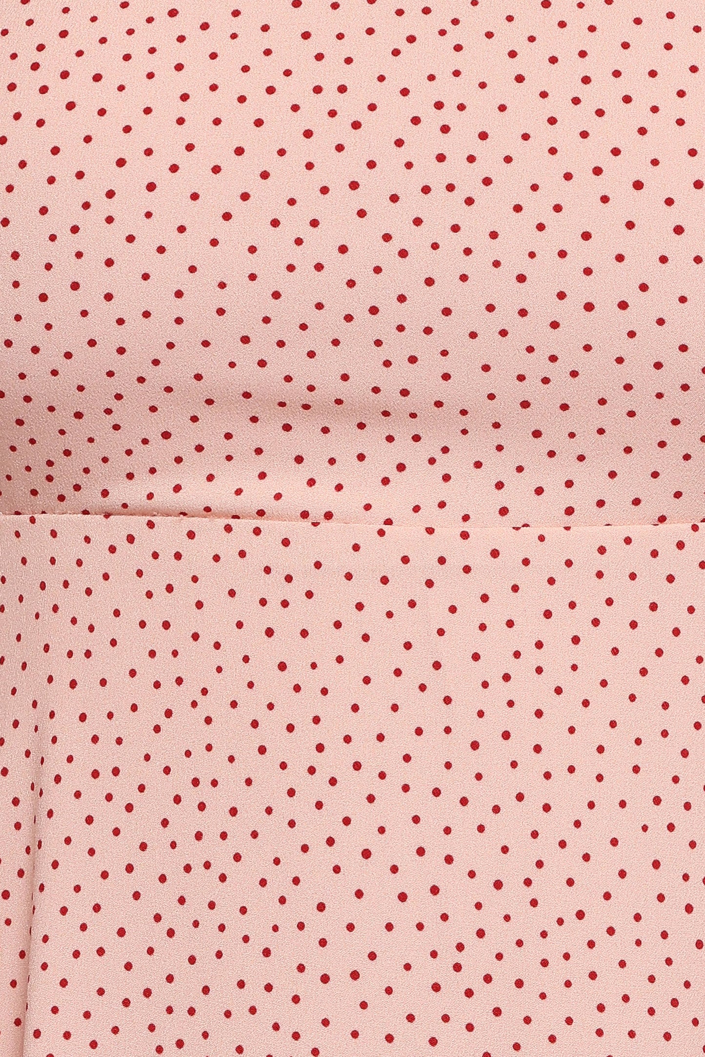 Ellody Maxi Dress - Peach Polka Dot