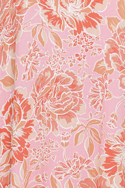 Kahlie Maxi Dress - Pink Floral
