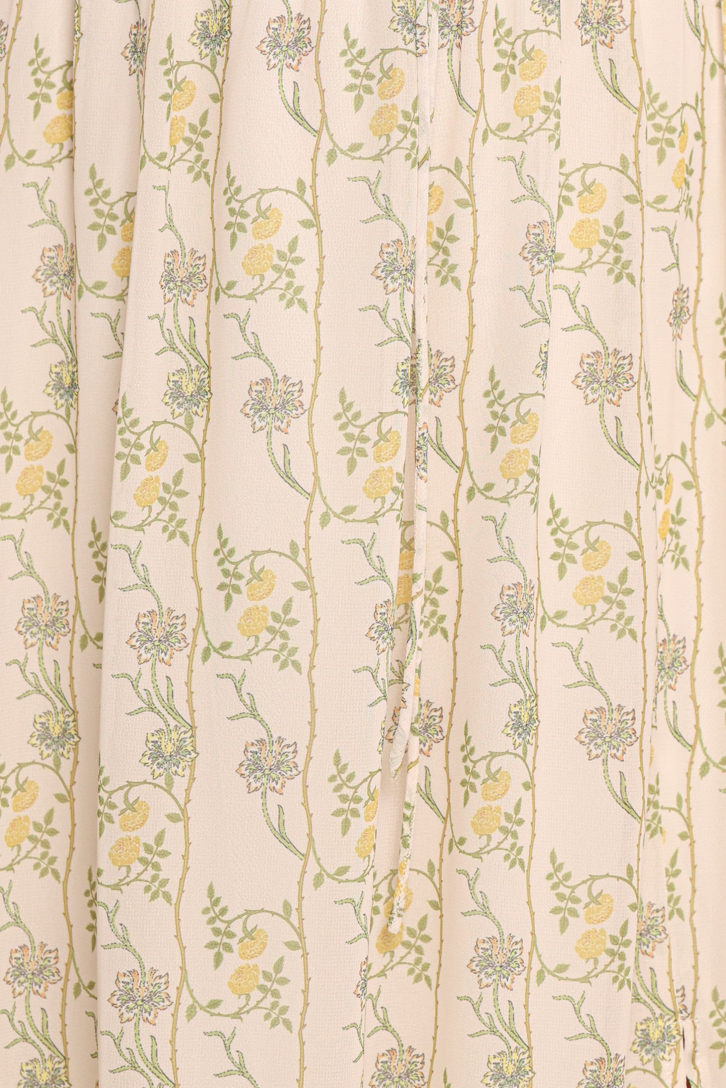 Keziah Long Sleeve Maxi Dress - Yellow Floral