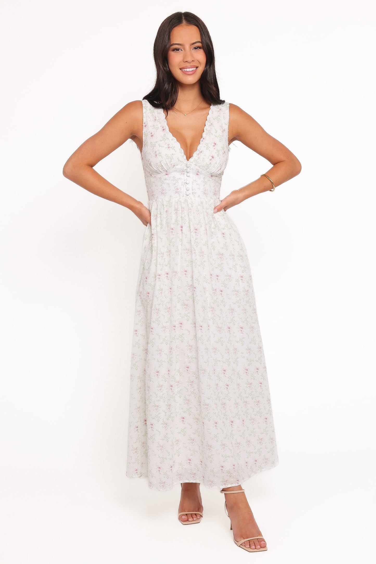 Kimlee Midi Dress - Garden Ditsy