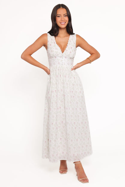 Kimlee Midi Dress - Garden Ditsy