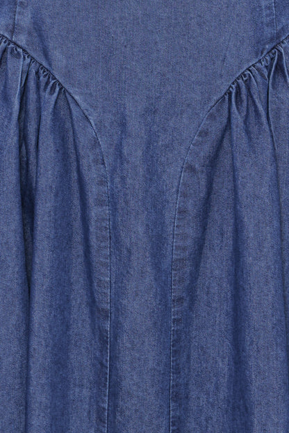 Milford Halterneck Midi Dress - Dark Denim