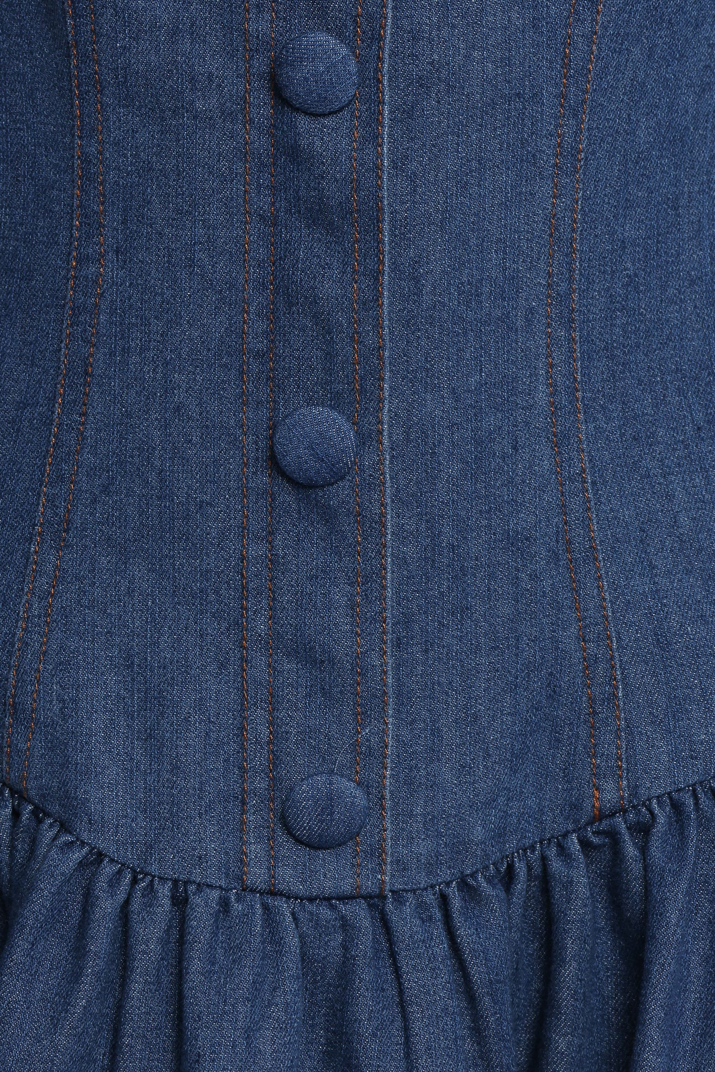 Tiziana Mini Dress - Indigo Denim