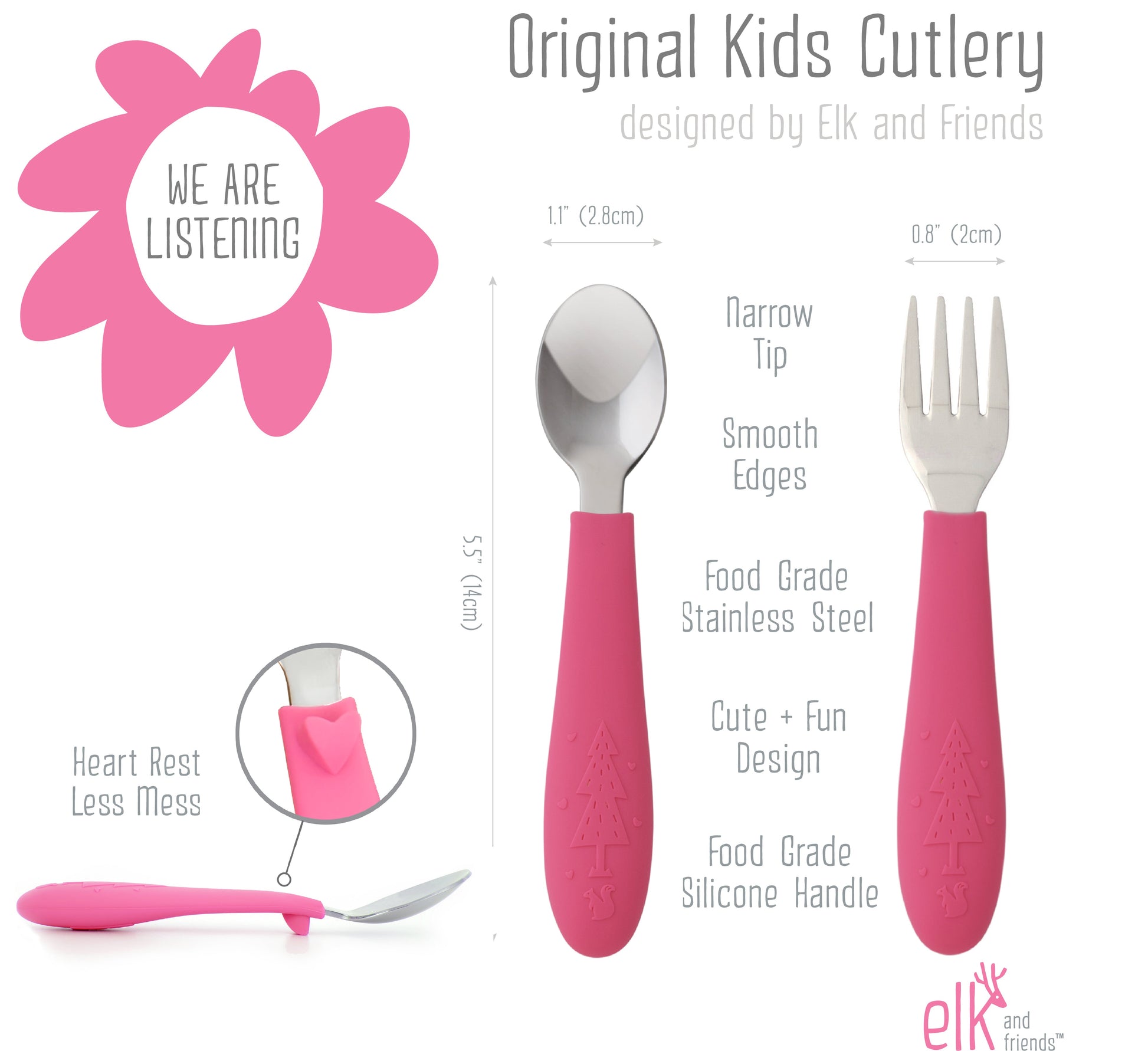 Silicone Suction Plate + Cutlery