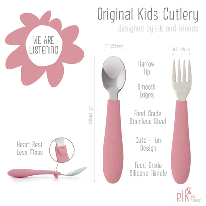 Silicone Suction Plate + Cutlery