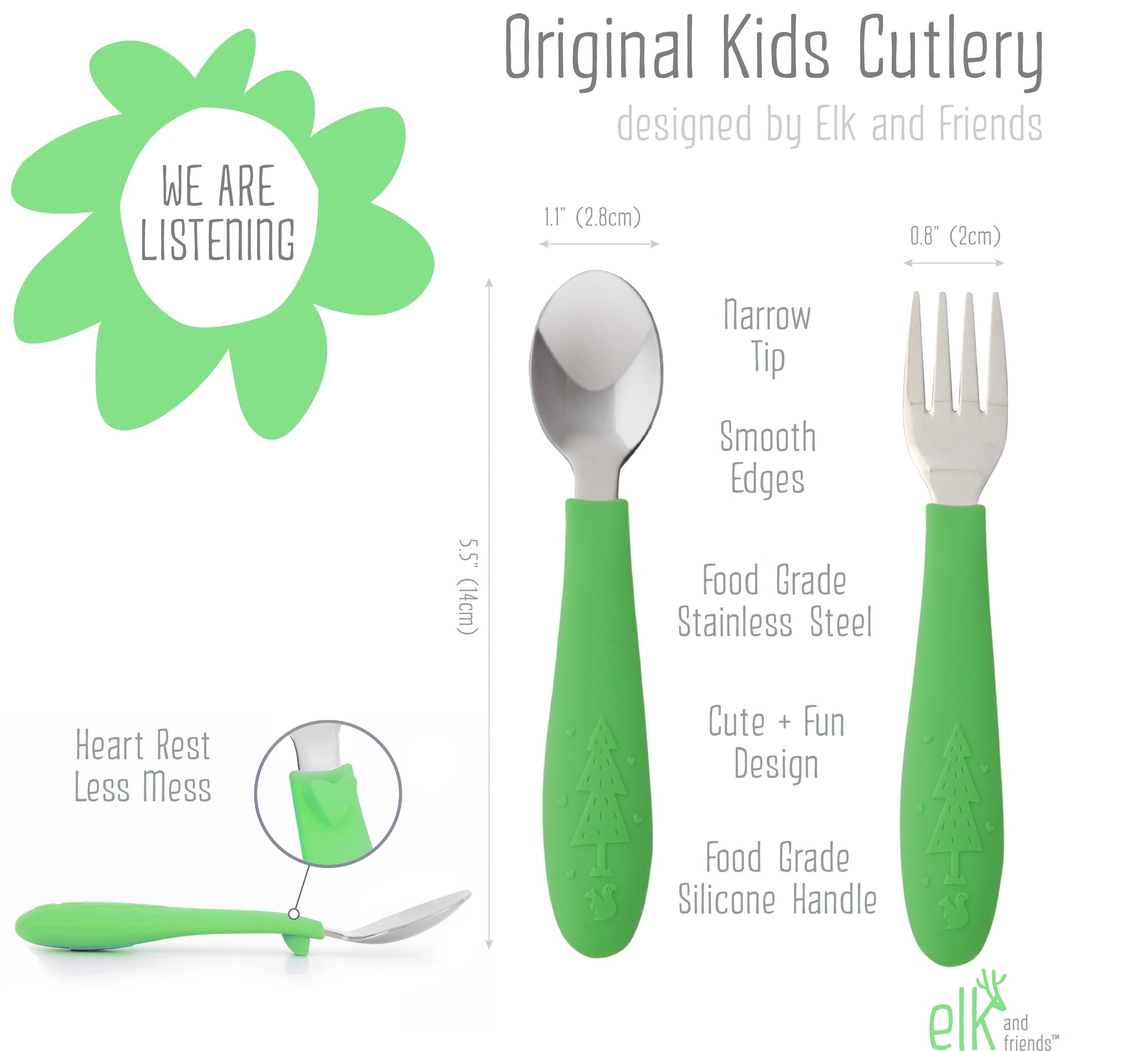Silicone Suction Plate + Cutlery