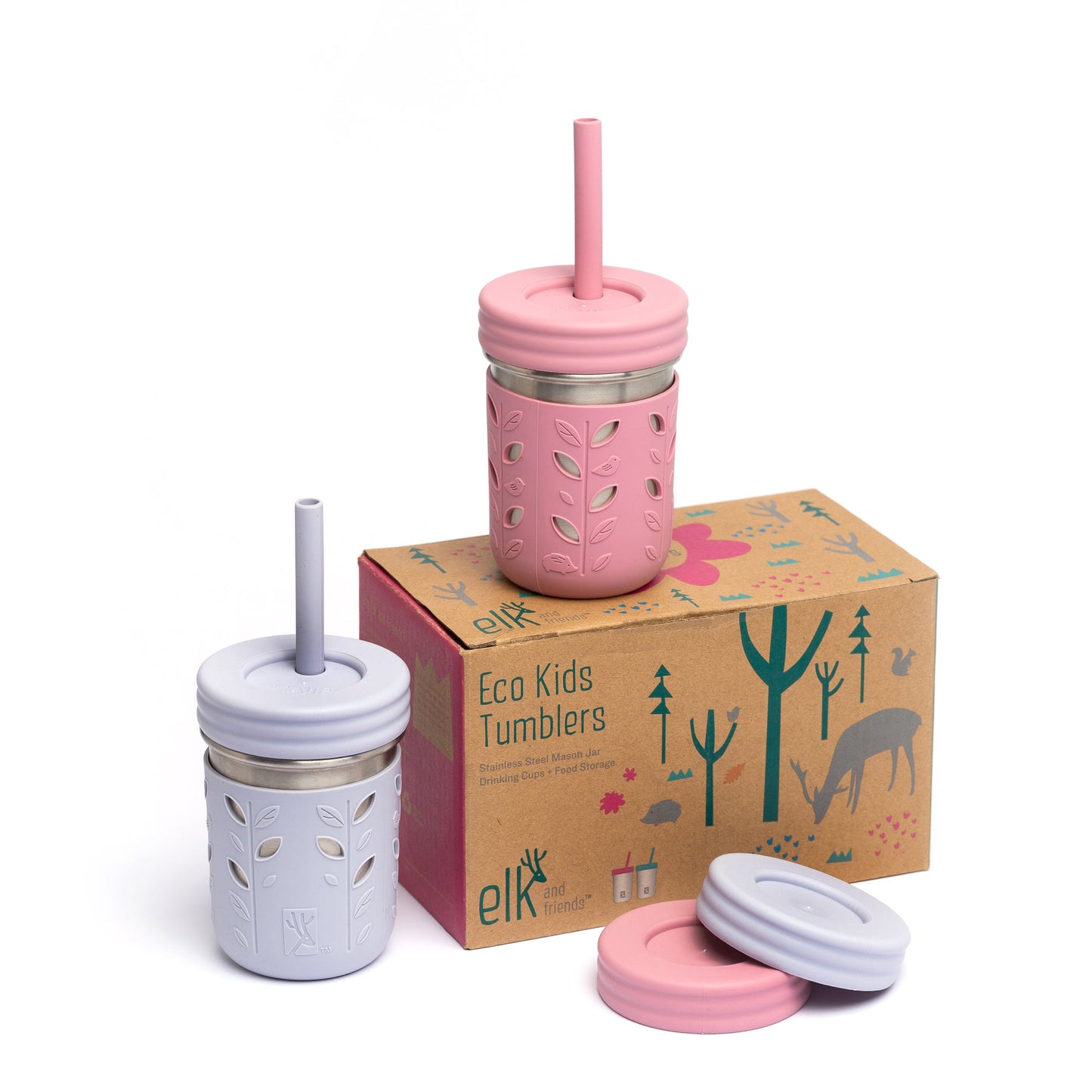 Stainless Steel 10oz Drinking Tumblers + Food Storage