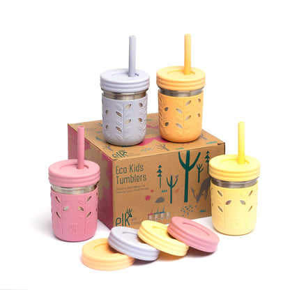 Stainless Steel 10oz Drinking Tumblers + Food Storage